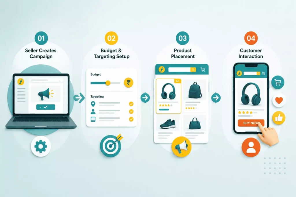 Flipkart Product Listing Ads Work