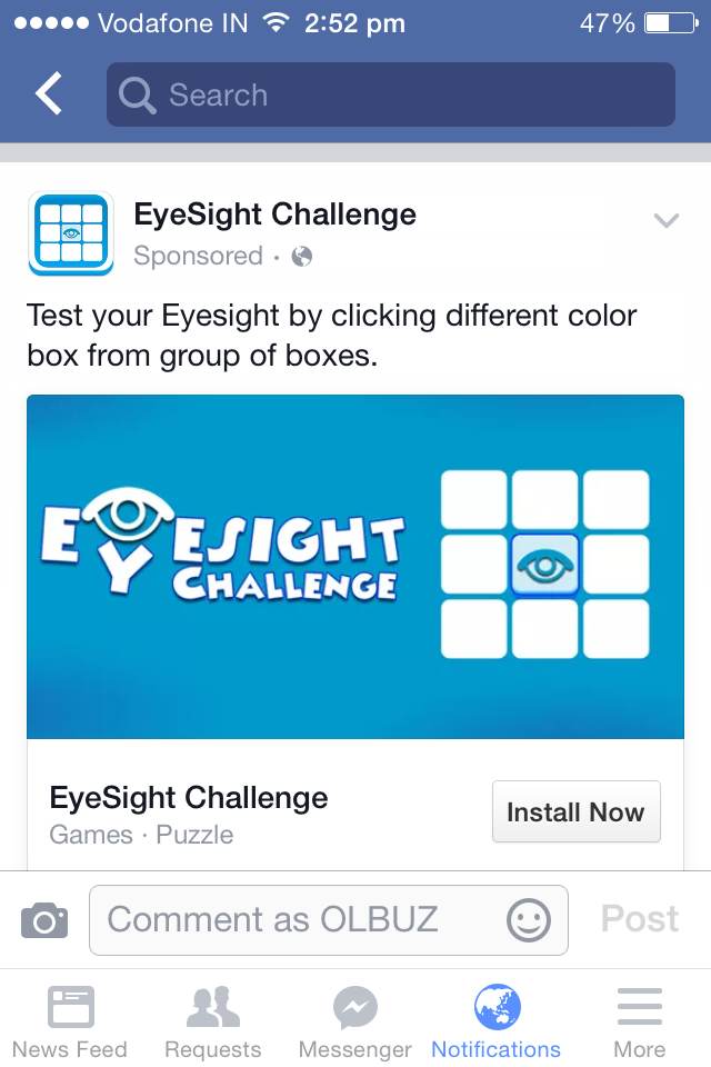 mobile ad preview
