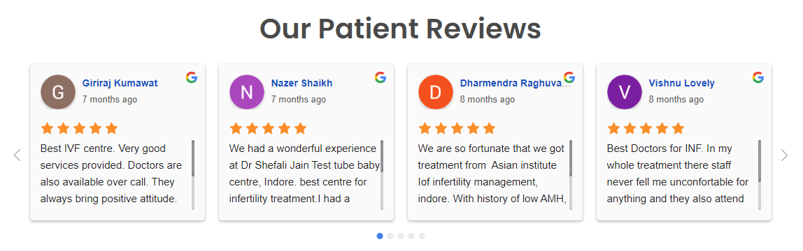 patient reviews example patient reviews example