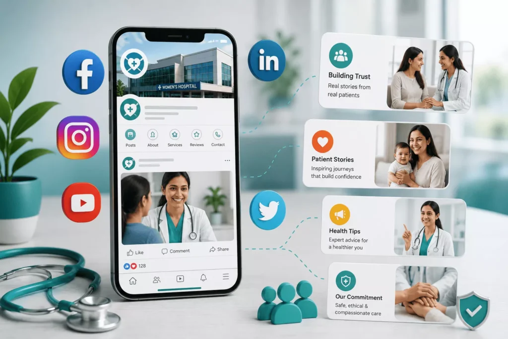 Social Media Engagement for Healthcare Brand Credibility