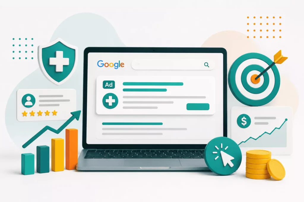 High-Converting Google Ads Campaign Strategy for Healthcare